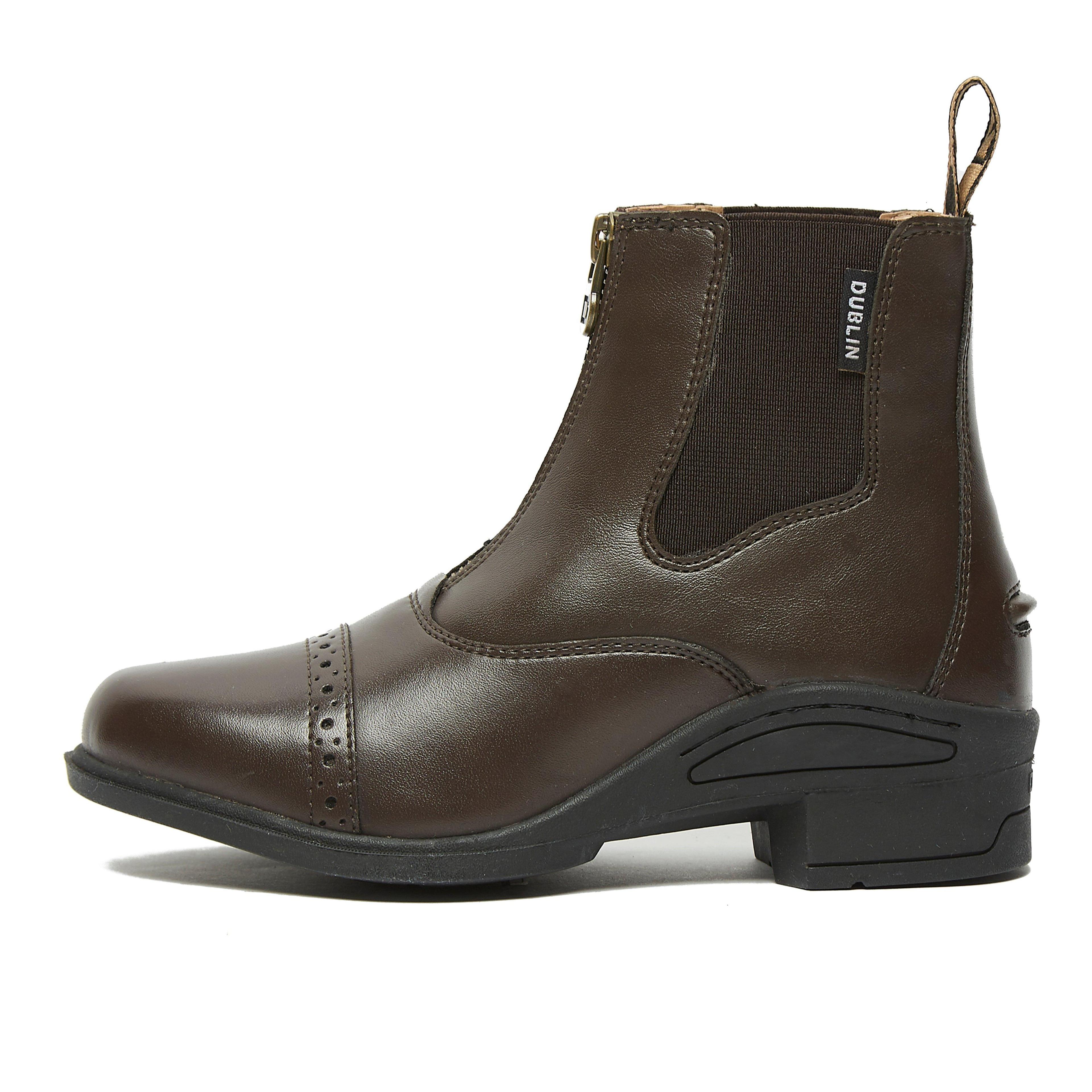 Childs Altitude Zip Paddock Boots Brown