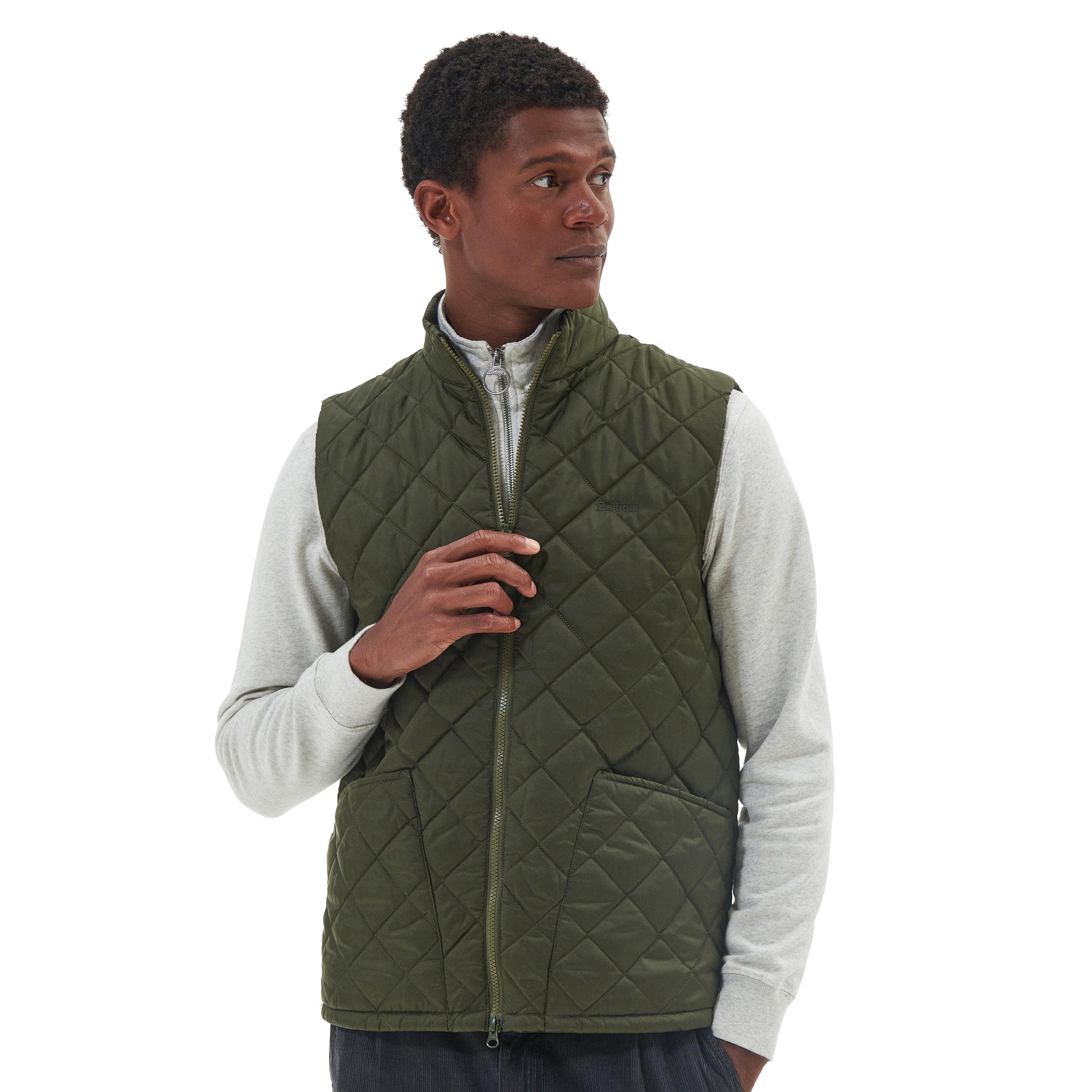 Mens Monty Gilet Olive