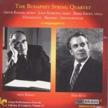 Sonata for Viola/trio/quintet (The Budapest String Quartet)