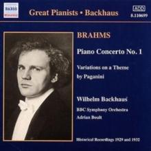 Piano Concerto No. 1 (Boult, Bbcso, Backhaus)