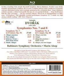 Dvorak: Symphonies Nos. 7 and 8