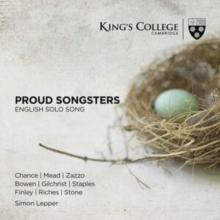 Proud Songsters: English Solo Song