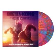 Godzilla - Godzilla X Kong: The New Empire OST Ltd. Neon Pink/Blue Swirl w/ Orange/Pink - Splattered 2 Vinyl