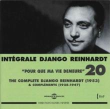 Complete Django Reinhardt Vol. 20 1953 [french Import]