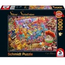 Cat Mania by Steve Sundram - 1000 Piece Schmidt Puzzle