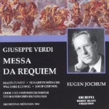 Messa Da Requiem (Jochum, Cunitz, Hongen)