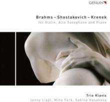 Brahms/Shostakovich/Krenek for Violin, Alto Saxophone and Piano