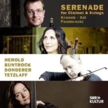 Krenek/Gl/Penderecki: Serenade for Clarniet & Strings