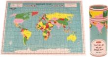 Jigsaw puzzle in a tube (300 piece) - World Map