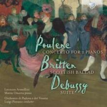 Poulenc: Concerto for 2 Pianos/Britten: Scottish Ballad/...