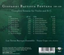 Giovanni Battista Fontana: Complete Sonatas For Violin And B.c