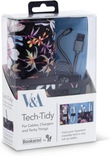 V & A Bookaroo Tech-Tidy Kilburn Black Floral