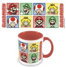 Super Mario (4 Colour) Red 11oz/315ml Coloured Inner Mug