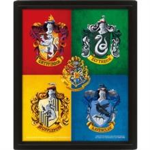 Harry Potter (Colourful Crest) - Framed