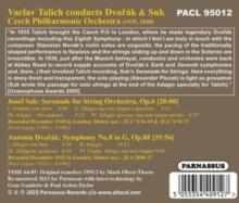 Vaclav Talich Conducts Dvork Symphony 8/...