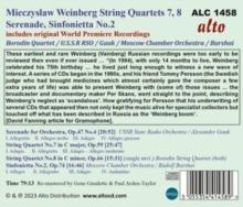 Mieczyslaw Weinberg: String Quartets 7, 8/..