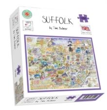 Map of Suffolk Jigsaw 1000 Piece Puzzle