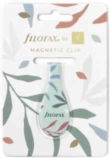 Filofax by OLI Block - Botanical Magnetic Clip