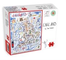 Map of England Jigsaw 1000 Piece Puzzle