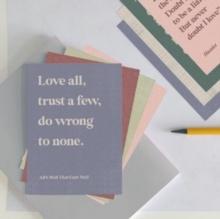 Shakespeare Quotes - 12 Postcard Set