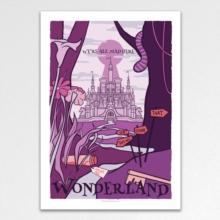 Wonderland Vintage Travel Poster A3 Art Print