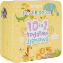 Boppi 10 in 1 Toddler Jigsaw Puzzle - Jungle Safari