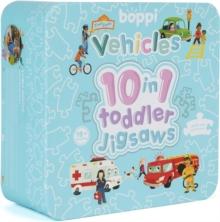 Boppi 10 in 1 Toddler Jigsaw Puzzle - Vehicles