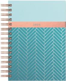 Matilda Myres Teal Page-a-Day A5 Diary 2025