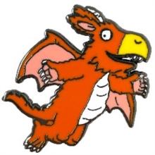 Zog Flying Right Pin Badge