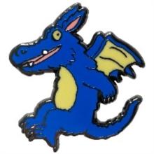 Blue Dragon Pin Badge