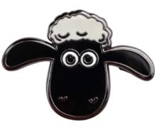 Shaun Face Pin Badge