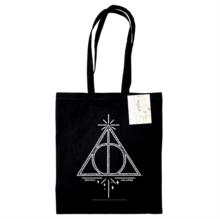 Harry Potter (Deathly Hallows) Black Tote Bag