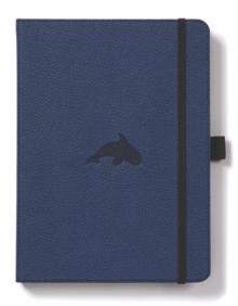 Dingbats A5+ Wildlife Blue Whale Notebook - Plain