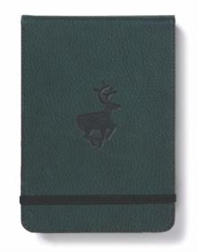 Dingbats A6+ Wildlife Green Deer Reporter Notebook - Graphed