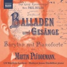 Martin Plddemann: Balladen Und Gesnge