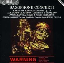 Saxophone Concertos (Stockholm, Savijoki, New Stockholm Co)