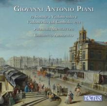 Giovanni Antonio Piani: 12 Sonate a Violino Solo E Violoncello...