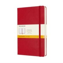 Moleskine Expanded Large Ruled Hardcover Notebook : Scarlet Red