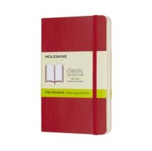 Moleskine Scarlet Red Pocket Plain Notebook Soft