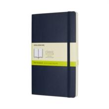 Moleskine Sapphire Blue Large Plain Notebook Soft