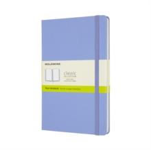 Moleskine Large Plain Hardcover Notebook : Hydrangea Blue