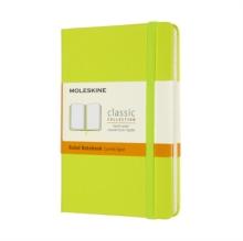 Moleskine Pocket Ruled Hardcover Notebook : Lemon Green