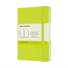 Moleskine Pocket Plain Hardcover Notebook : Lemon Green