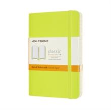 Moleskine Pocket Ruled Softcover Notebook : Lemon Green