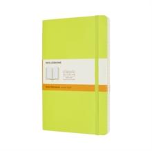 Moleskine Large Ruled Softcover Notebook : Lemon Green