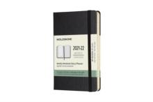 Moleskine 2022 18-Month Weekly Pocket Hardcover Notebook : Black