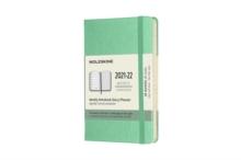 Moleskine 2022 18-Month Weekly Pocket Hardcover Notebook : Ice Green