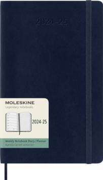 Moleskine 2025 18-Month Weekly Large Softcover Notebook: Sapphire Blue