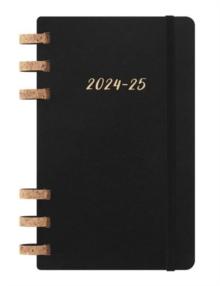 Moleskine 2025 12-Month Large Softcover Academic Spiral Planner : Black