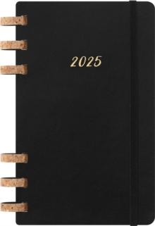 Moleskine 2025 12-Month Large Softcover Spiral Planner: Black